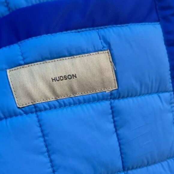 Hudson Water Repellent Insulated Coach Jacket Style HM100 Men's Size XL Blue New - Picture 6 of 13
